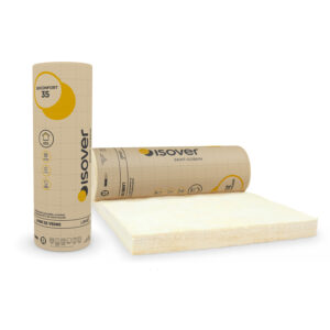 Rouleau en laine de verre semi-rigide Isoconfort 35