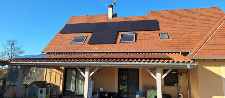 chantier photovoltaique bigmat girardon Tournus